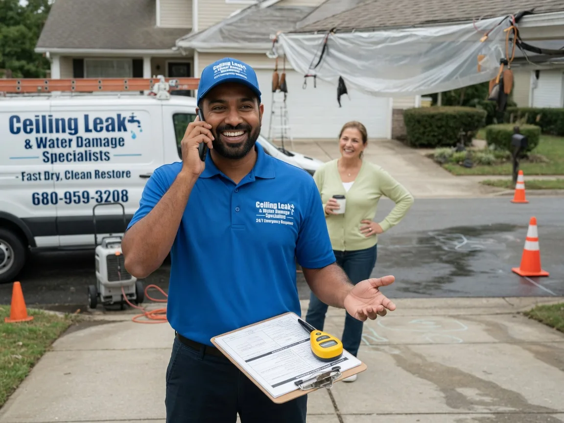 Ceiling Leak Cleanup Saint John, ND FAQs